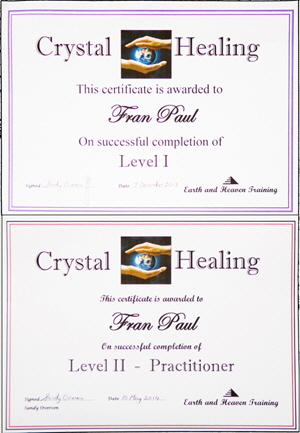 Crystal Healing Certification